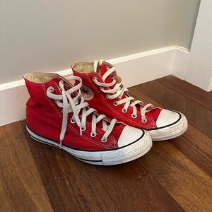 Red converse High-Top Sneakers